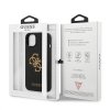 Guess GUHCP13SLS4GGBK iPhone 13 mini5,4 czarny/black hard case Silicone 4G Logo
